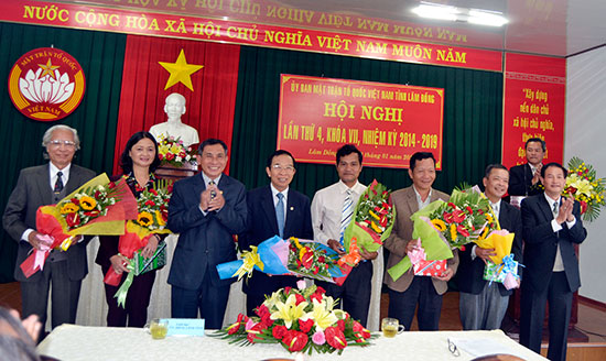 Ông Nguyễn Trọng Ánh Đông được bầu giữ chức Chủ tịch UBMTTQVN tỉnh, nhiệm kỳ 2014 - 2019