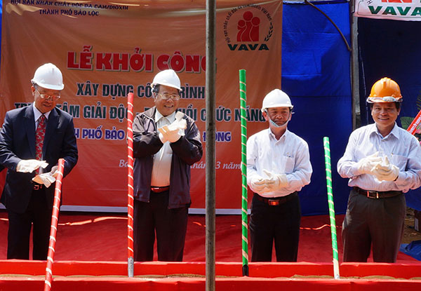 Bảo Lộc: Khởi công xây dựng Trung tâm Giải độc da cam