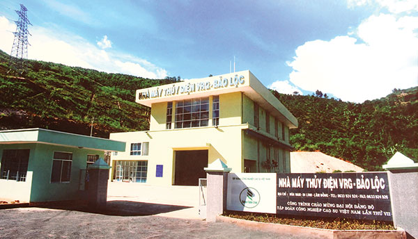Nhà máy thủy điện VRG tại xã Hòa Nam, Di Linh