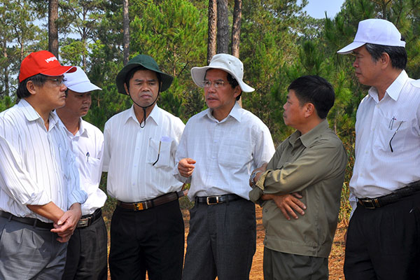 Bí thư Tỉnh ủy kiểm tra công tác trồng rừng tại DNTN Tân Minh