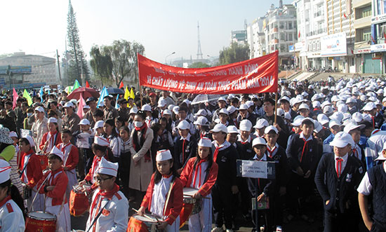 Hơn 1000 người tham dự lễ phát động tháng hành động vì an toàn thực phẩm tỉnh Lâm Đồng