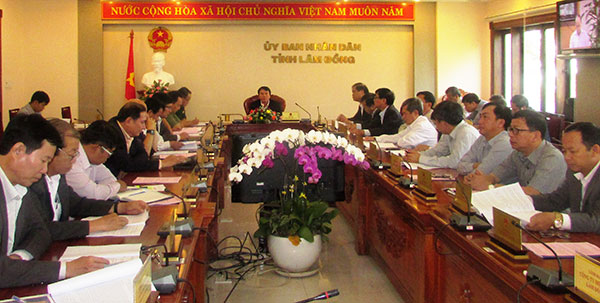 Hội nghị trực tuyến về phòng chống thiên tai và tìm kiếm cứu nạn tại đầu cầu Lâm Đồng