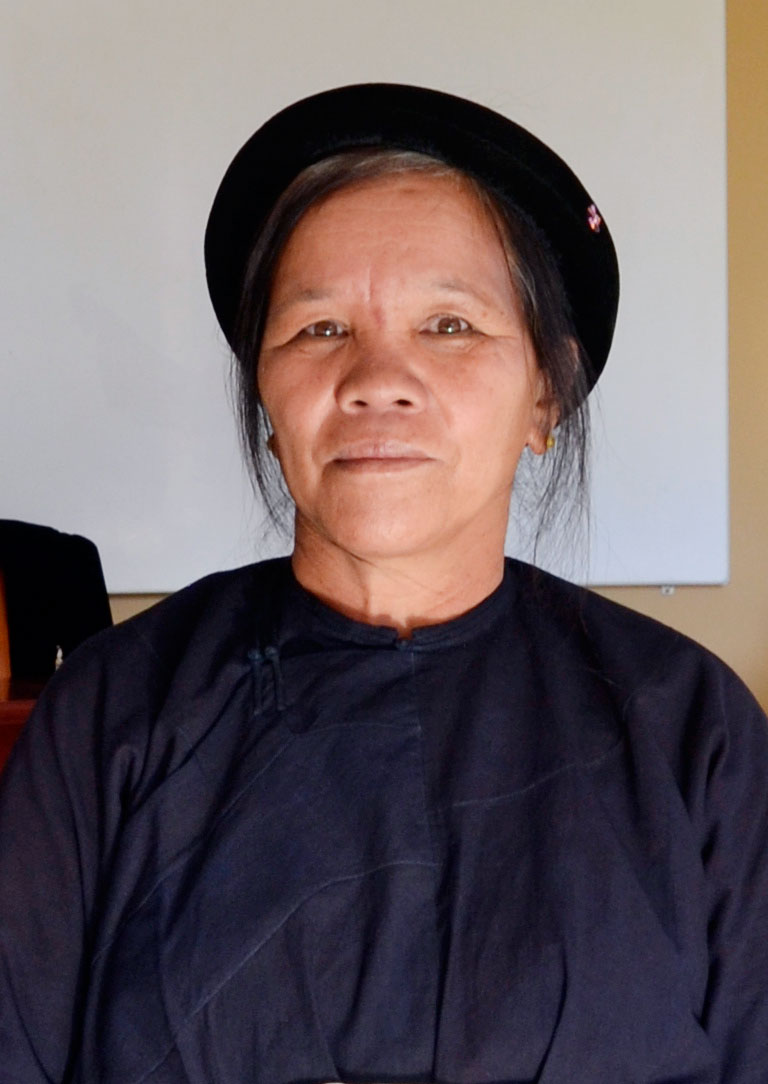 Bà Hoàng Thị Mòi - Trưởng Ban công tác Mặt trận thôn Liên Hòa