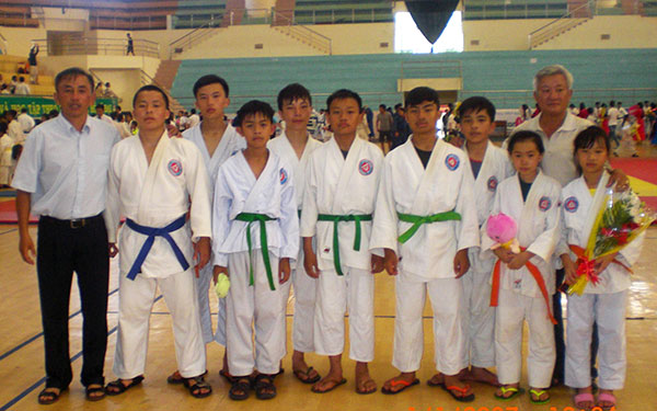 Đoàn VĐV Judo trẻ Lâm Đồng tại giải   