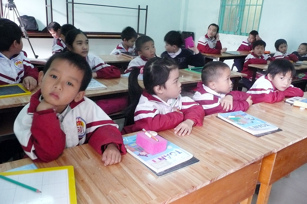 Một lớp học tình thương tại Tu viện Don Bosco - phường 2, Đà Lạt