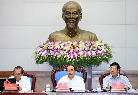 Thủ tướng Nguyễn Xuân Phúc chủ trì phiên họp. Ảnh: internet
