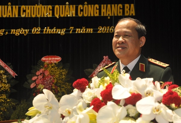 Thượng tướng Bế Xuân Trường phát biểu tại Lễ kỷ niệm