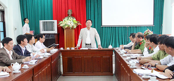 Phó Chủ tịch UBND tỉnh Nguyễn Văn Yên chỉ đạo một số công việc cụ thể đối với Lâm Hà trong 6 tháng cuối năm