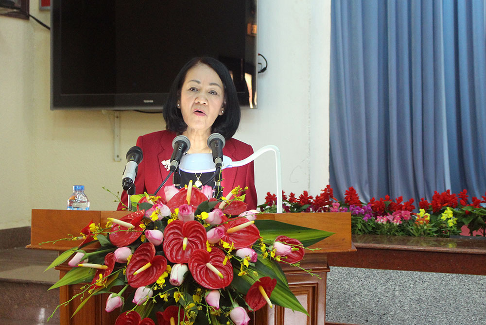 Đồng chí Trương Thị Mai tiếp thu, giải trình các ý kiến của cử tri