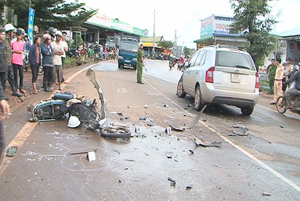 Bảo Lâm: Tai nạn giao thông làm một người chết tại chỗ
