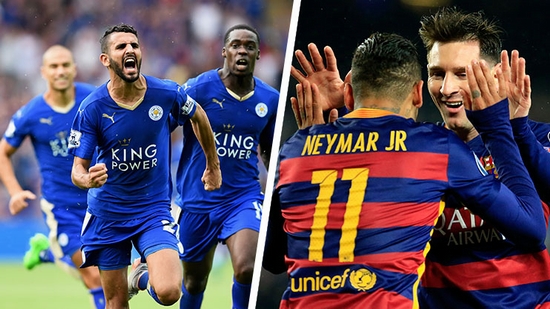 Bốc thăm Champions League: Leicester cùng nhóm Barca, Real