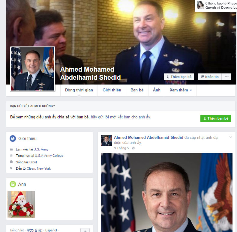 Đối tượng giả danh một sỹ quan quân đội Hoa Kỳ dùng facebook lừa đảo chiếm đoạt tài sản của một phụ nữ ở Đà Lạt