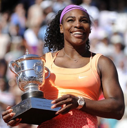 Tay vợt nữ Serena Williams của Mỹ