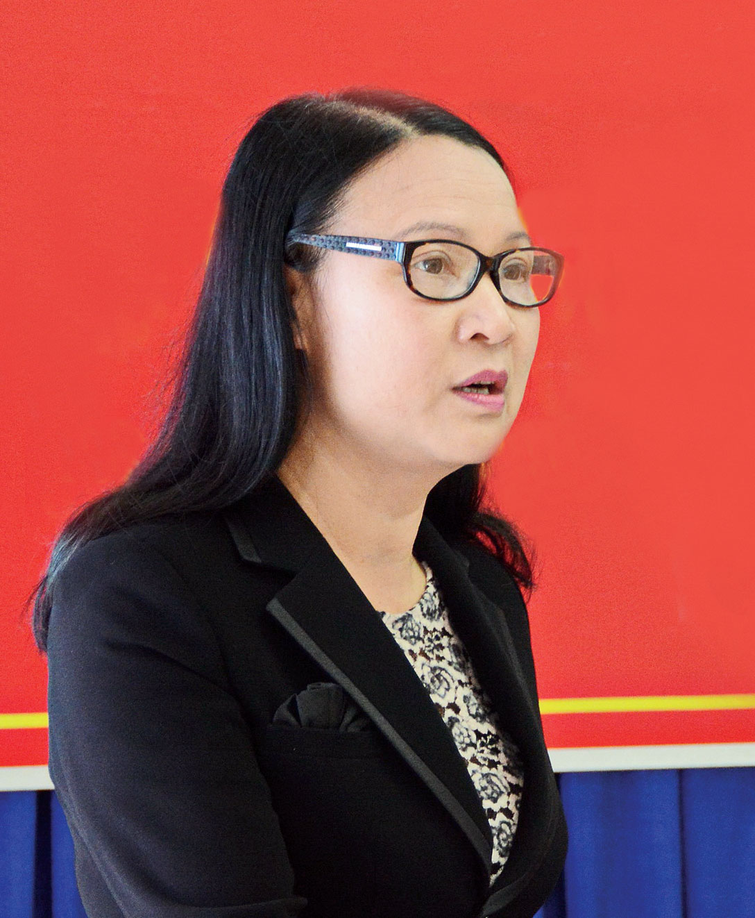 Bà Đàm Thị Kinh - Giám đốc Sở GD-ĐT Lâm Đồng. Ảnh: V.BÁU