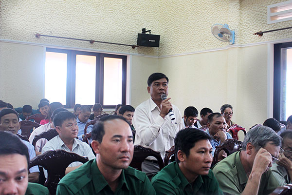 Cử tri huyện Lâm Hà bày tỏ tâm tư, kiến nghị với đại biểu Quốc hội