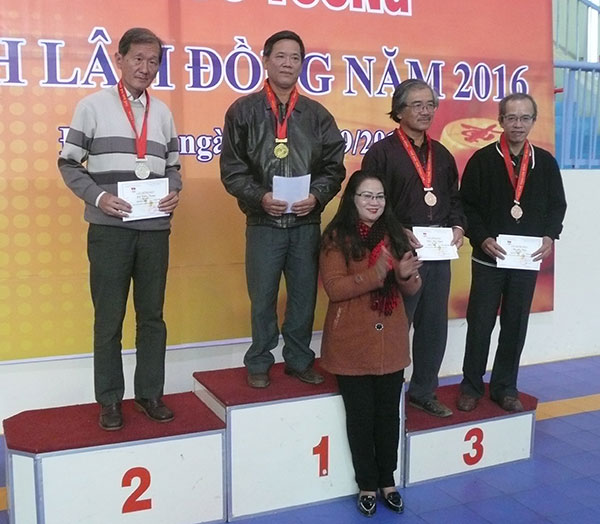 Kỳ thủ Đà Lạt chiếm hầu hết huy chương tại giải cờ tướng Lâm Đồng - 2016