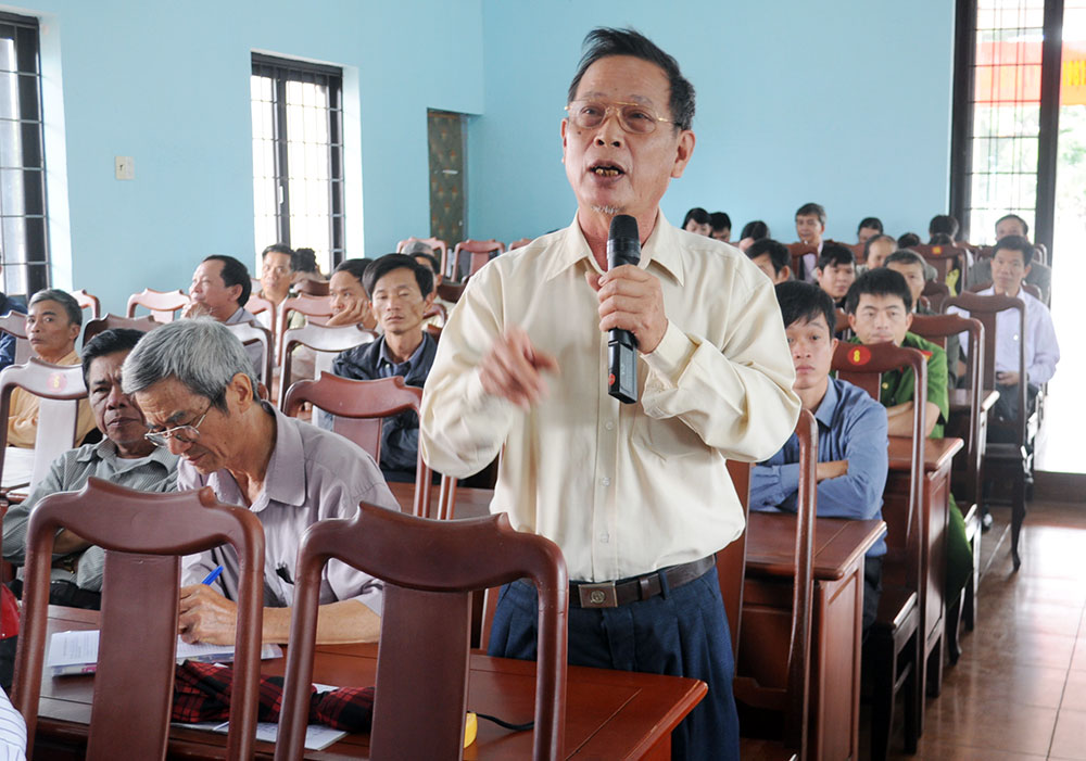 Đoàn đại biểu Quốc hội đơn vị tỉnh Lâm Đồng tiếp xúc cử tri