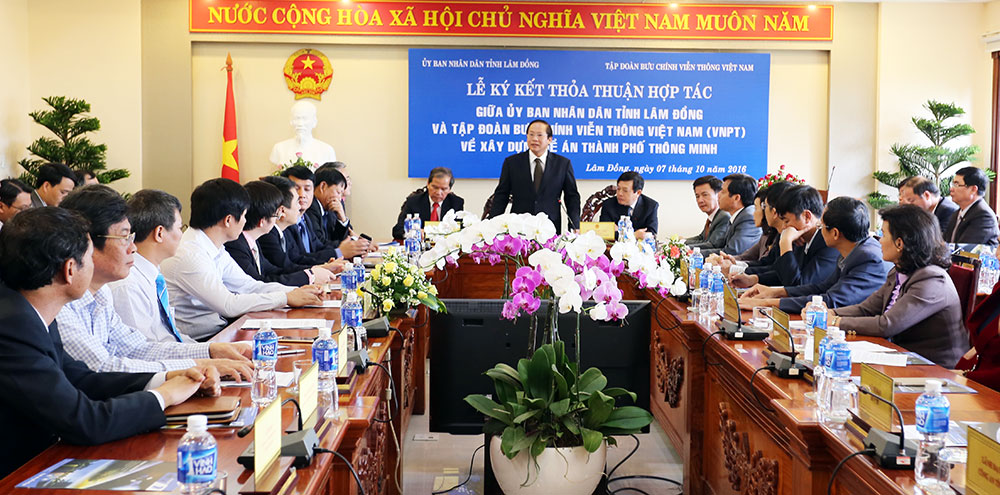 Bộ trưởng Trương Minh Tuấn phát biểu tại lễ ký kết