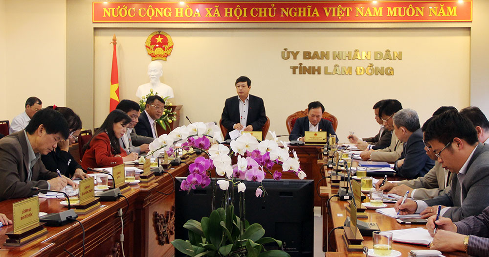 Đoàn ĐBQH làm việc với UBND tỉnh về những kiến nghị của cử tri Lâm Đồng