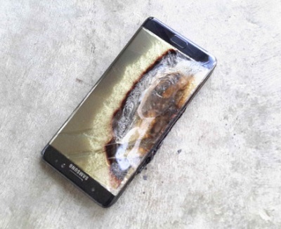 Trên thế giới đã ghi nhận nhiều trường hợp pin của Galaxy Note 7 gây cháy nổ