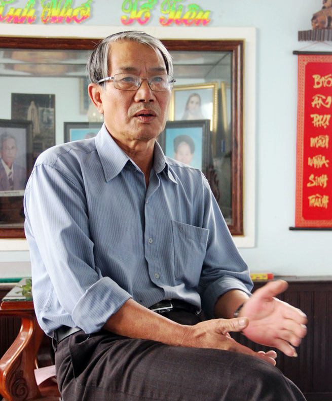 Trưởng thôn Nguyễn Minh Quang Khải là người được nhân dân kính trọng và tin yêu. Ảnh: Y.Thy
