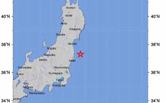 Động đất mạnh 7,3 độ Richter ở Nhật Bản, đã có sóng thần
