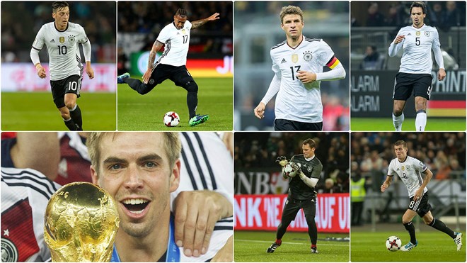 7 cầu thủ Đức trong danh sách đề cử. (Nguồn: Dfb.de)