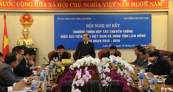 Sơ kết Chương trình hợp tác truyền thông giữa Đài Tiếng nói Việt Nam và UBND tỉnh Lâm Đồng giai đoạn 2013 – 2018