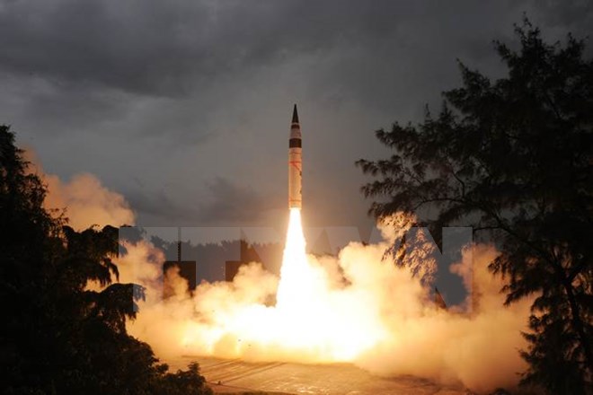 Ấn Độ chuẩn bị thử tên lửa Agni-5 có tầm bắn vươn tới Bắc Trung Quốc