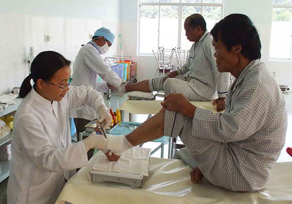 Khu Điều trị phong Di Linh là nơi điều trị, chăm sóc bệnh nhân phong tập trung của các địa phương trong và ngoài tỉnh. Ảnh: X.Long