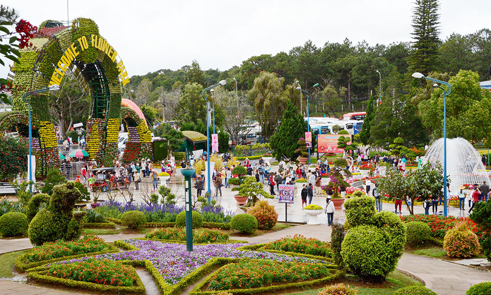 265.000 lượt khách đến Lâm Đồng trong dịp Tết Nguyên đán 2017