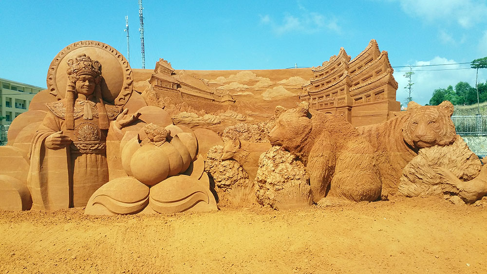 Ấn tượng công viên tượng cát Mũi Né