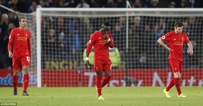 Liverpool gây thất vọng và xa vời giấc mơ vô địch. (Nguồn: Reuters)