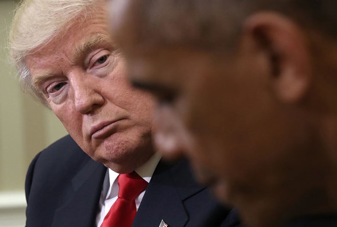 Ông Donald Trump đã có những phát biểu nhằm vào ông Obama. (Nguồn: Getty Images)