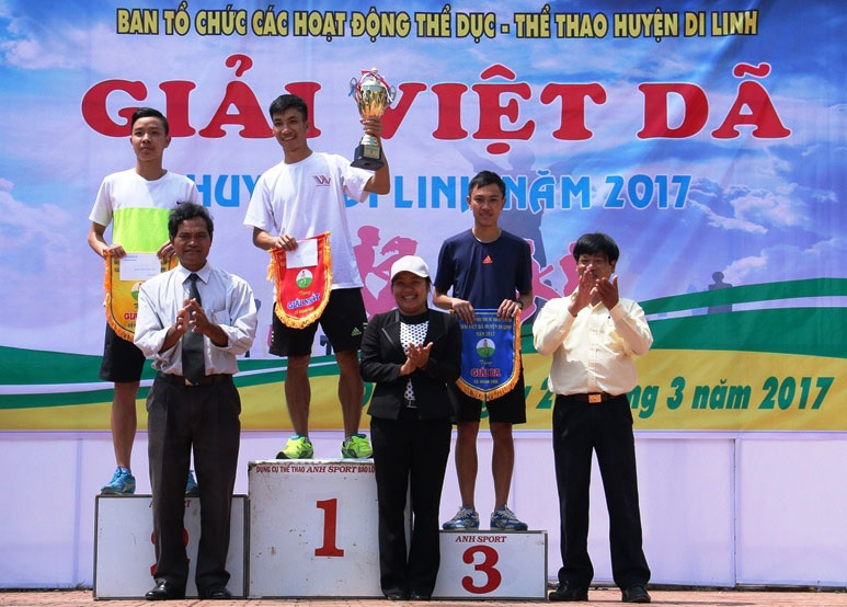 Di Linh tổ chức giải Việt dã