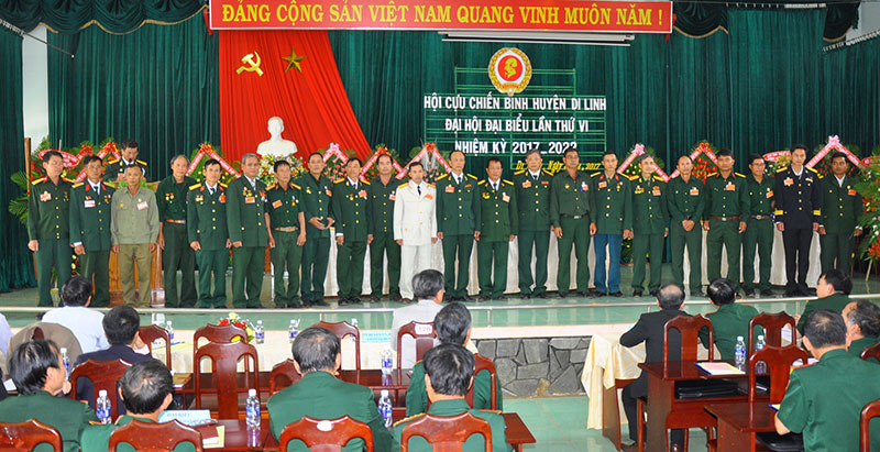 Ban chấp hành Hội CCB huyện Di Linh khóa mới ra mắt trước Đại hội