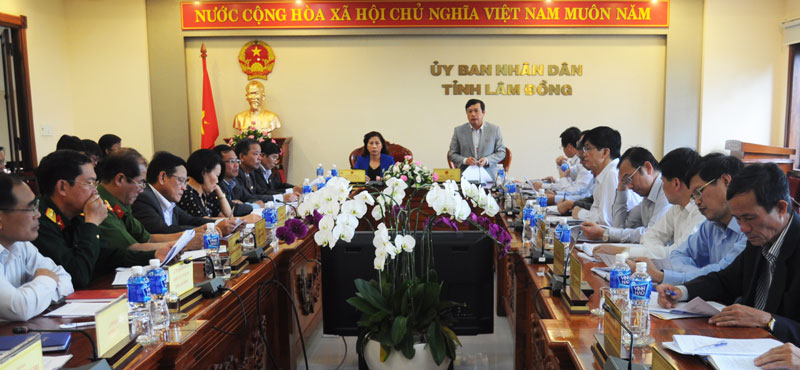 Đồng chí Đoàn Văn Việt phát biểu chỉ đạo tại hội nghị