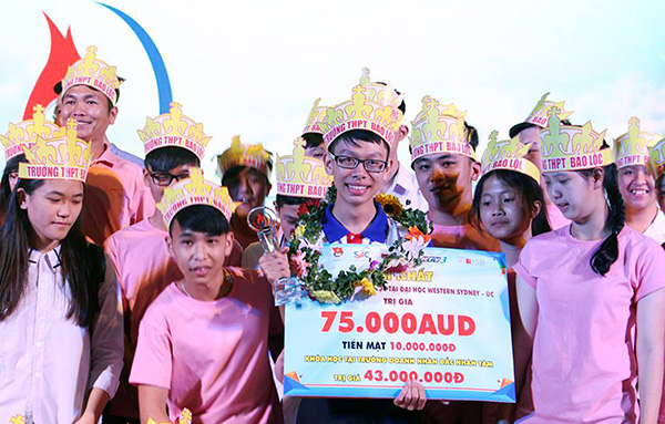 Học sinh Lâm Đồng đoạt giải quán quân Cuộc thi "Thực hiện ước mơ"