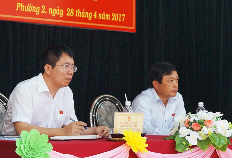 Đoàn đại biểu Quốc hội đơn vị tỉnh Lâm Đồng tiếp xúc cử tri tại các địa phương