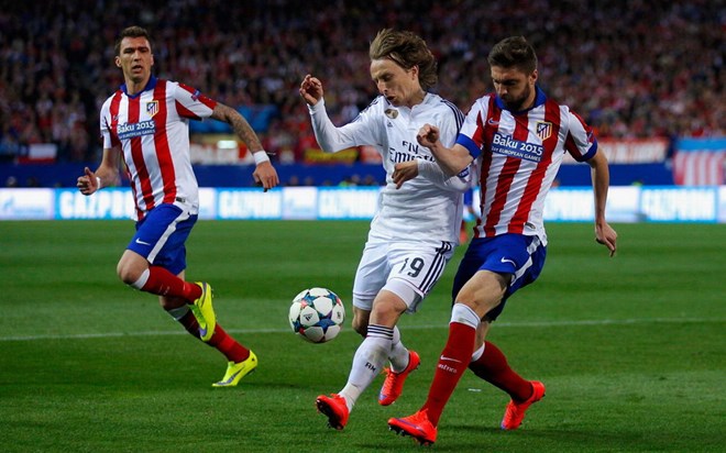 Hai đội bóng của thành Madrid phải quyết đấu tranh vé vào chung kết Champions League. (Nguồn: Getty Images)