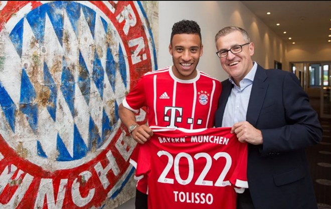 &quot;Bom tấn&quot; Corentin Tolisso chính thức gia nhập Bayern Munich