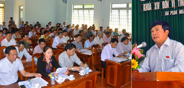 Đại biểu Quốc hội (đơn vị tỉnh Lâm Đồng) tiếp xúc cử tri huyện Đạ Huoai, Bảo Lâm, Di Linh