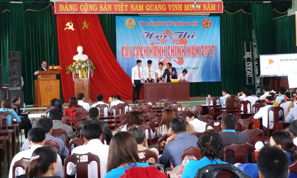 Di Linh tổ chức Hội thi cải cách hành chính