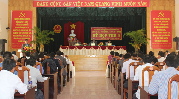 HĐND huyện Đam Rông tổ chức kỳ họp lần thứ 3