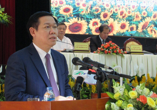 Phó Thủ tướng Chính Phủ Vương Đình Huệ phát biểu chỉ đạo Hội nghị