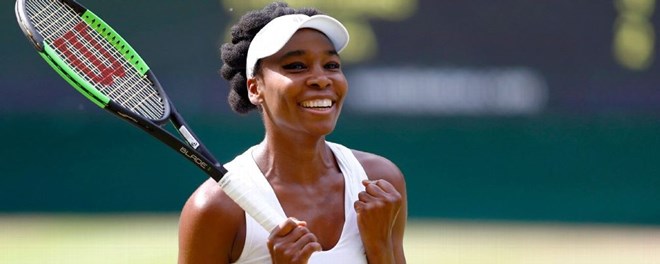 Venus chạm trán Muguruza ở trận chung kết Wimbledon 2017