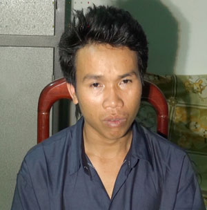 Nguyễn Văn Tuấn lúc bị bắt