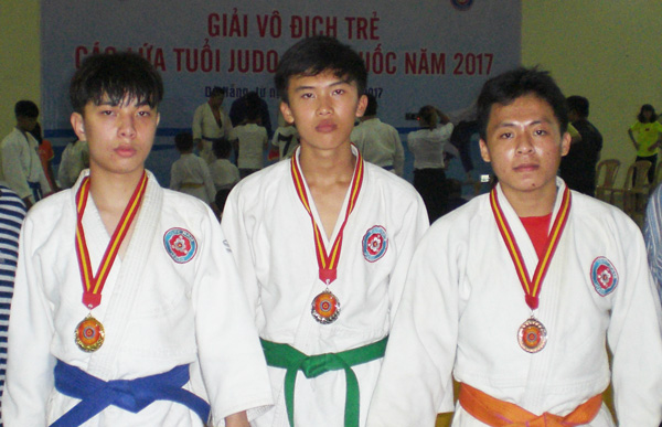 Judo Lâm Đồng giành 4 huy chương tại giải vô địch trẻ các lứa tuổi Judo toàn quốc 2017