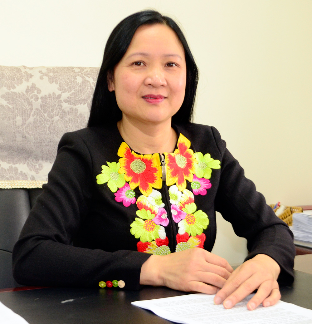 Bà Đàm Thị Kinh - Giám đốc Sở GDĐT