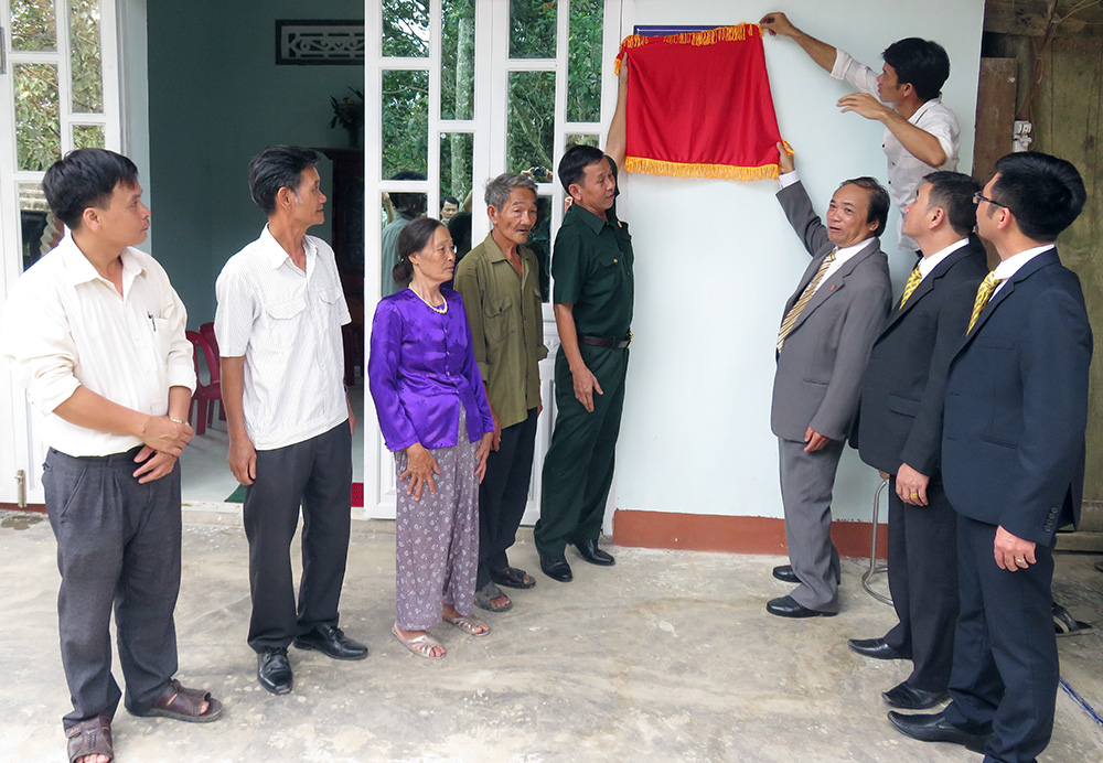 Hội CCB Báo Lâm Đồng tặng nhà “Nghĩa tình đồng đội” cho CCB Nguyễn Văn Thìn